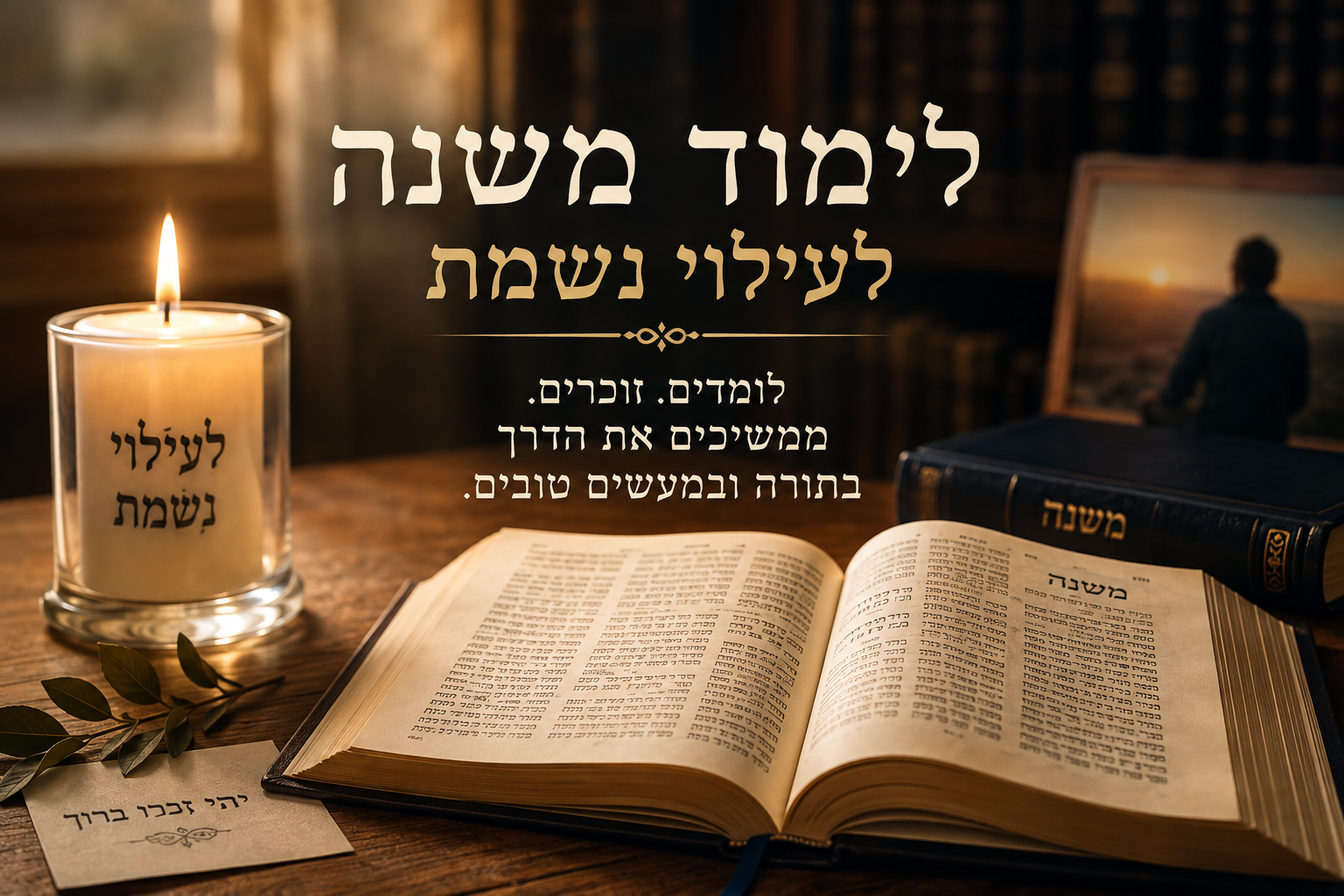 לימוד משנה לעילוי נשמת